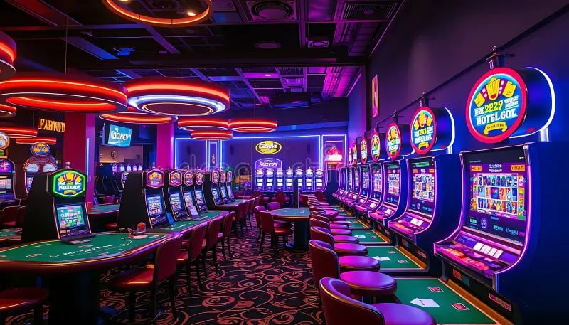 Antarmuka meja Texas Poker langsung di mawar toto menampilkan dealer dan pemain bersama kartu komunal